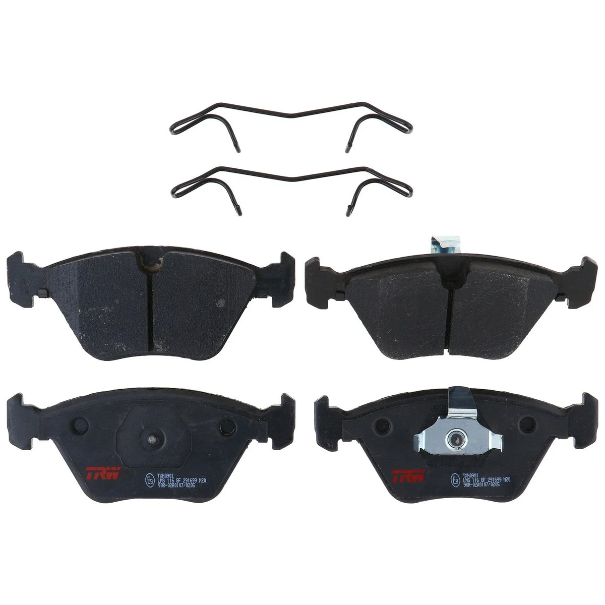 Set of 4 Disc Brake Pads for Jaguar XK8 (1997–2002)