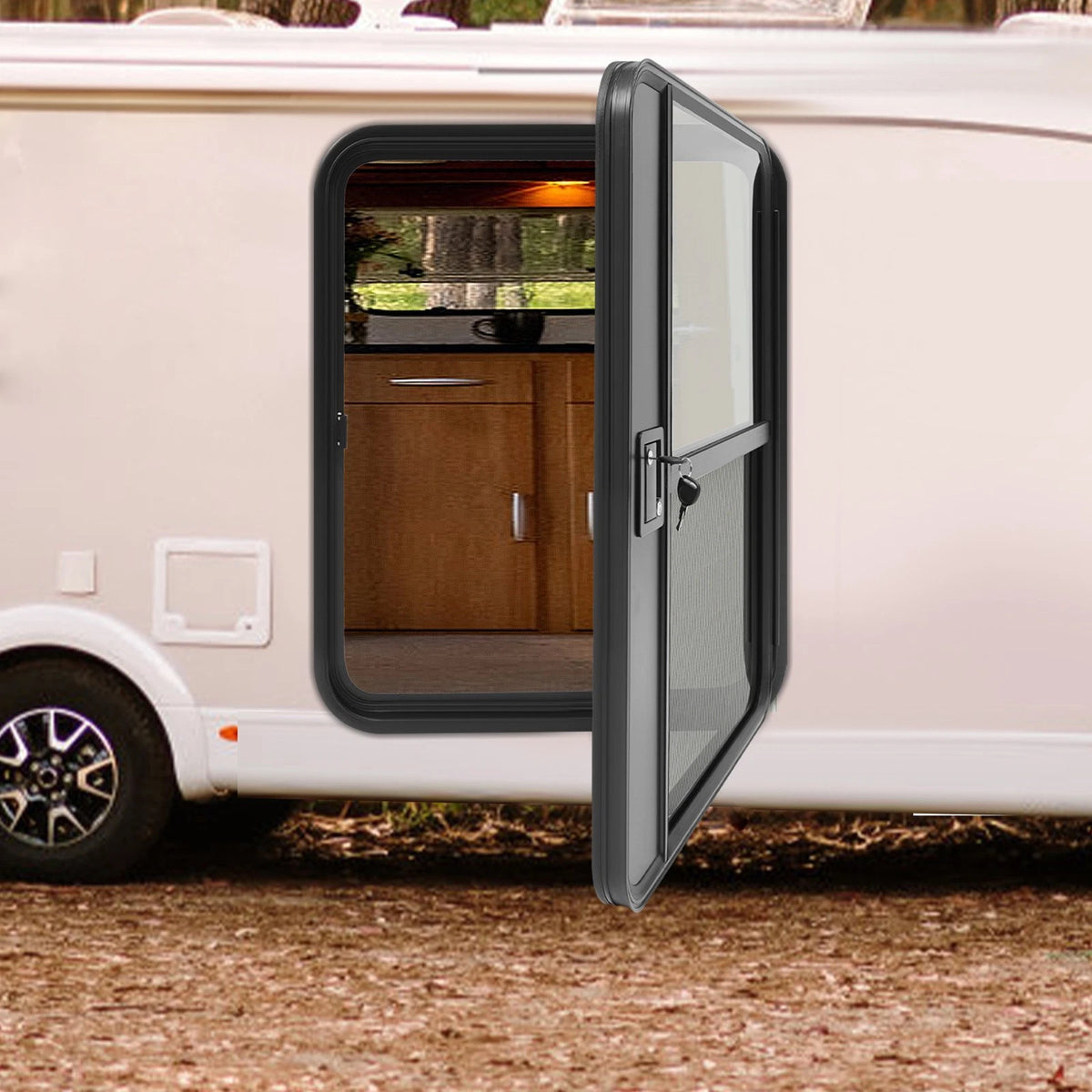 30" x 36" RV Camper Teardrop Right Passenger Side Entry Door