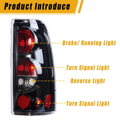 Tail Light Brake Lamps for Chevy Silverado GMC Sierra (1999–2006)