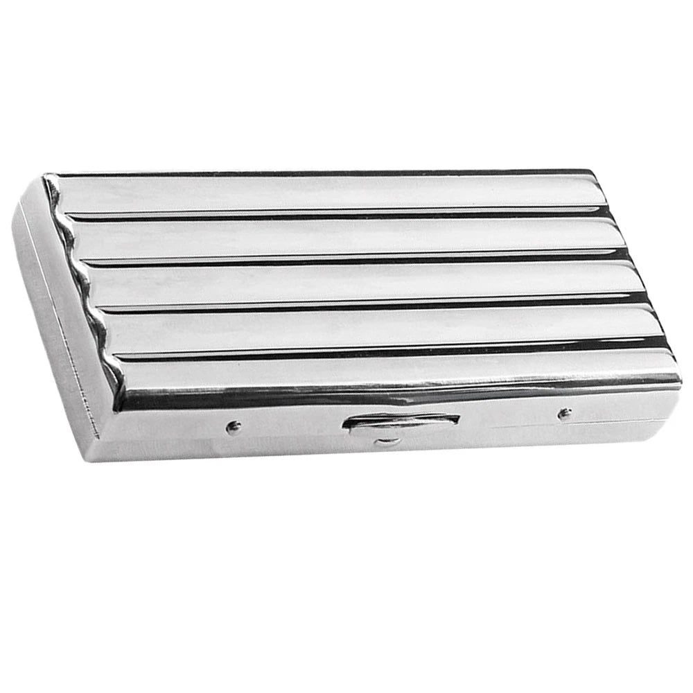 Wavy Cigarette Case for 10 Cigarettes - Moisture-Proof, Portable