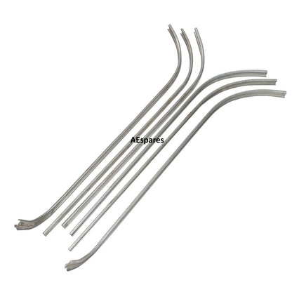 Set of 2 Footboard Runner Channel Strips for Vespa VBB Rally GS