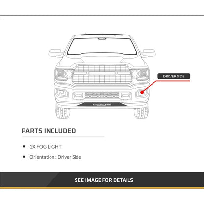 Fog Light for Hyundai Santa Fe (2013–2016) CLX-M1-320-2031L-AC, HY2592144