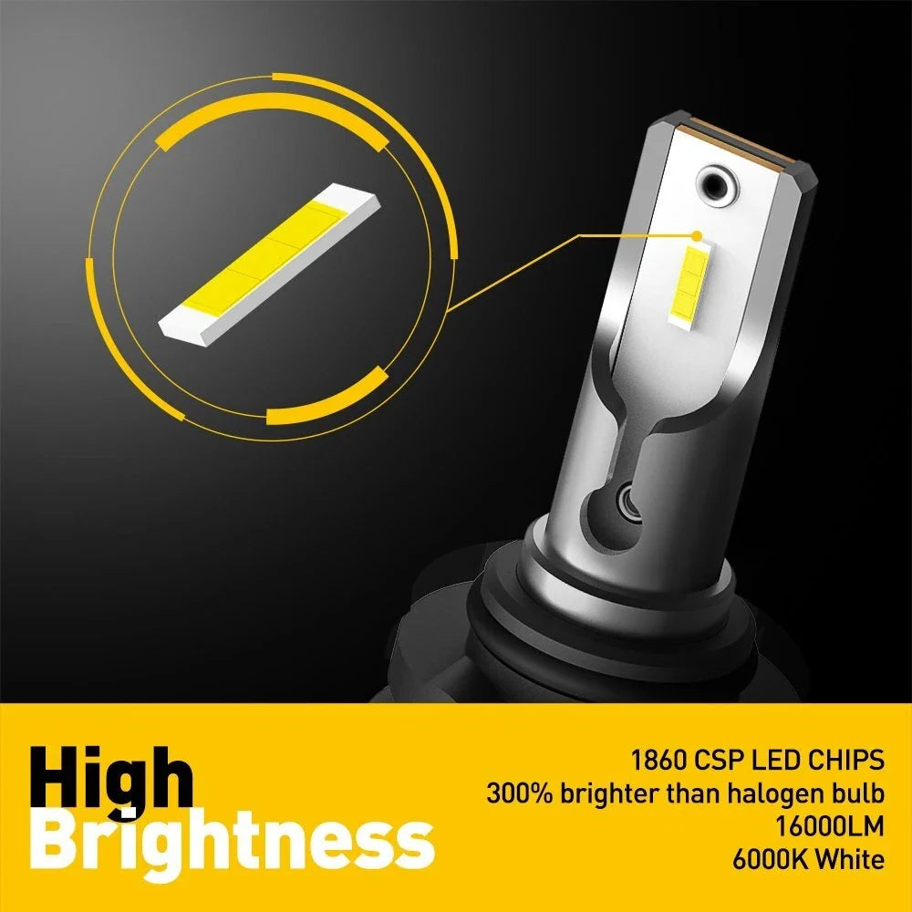 AUXITO 9006 LED Headlight Conversion Kit for Low Beam (6000K, CANBUS)