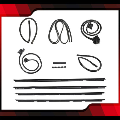 9Pcs Trunk Seal Weatherstripping Kit for Chevy Monte Carlo (1983–1988)