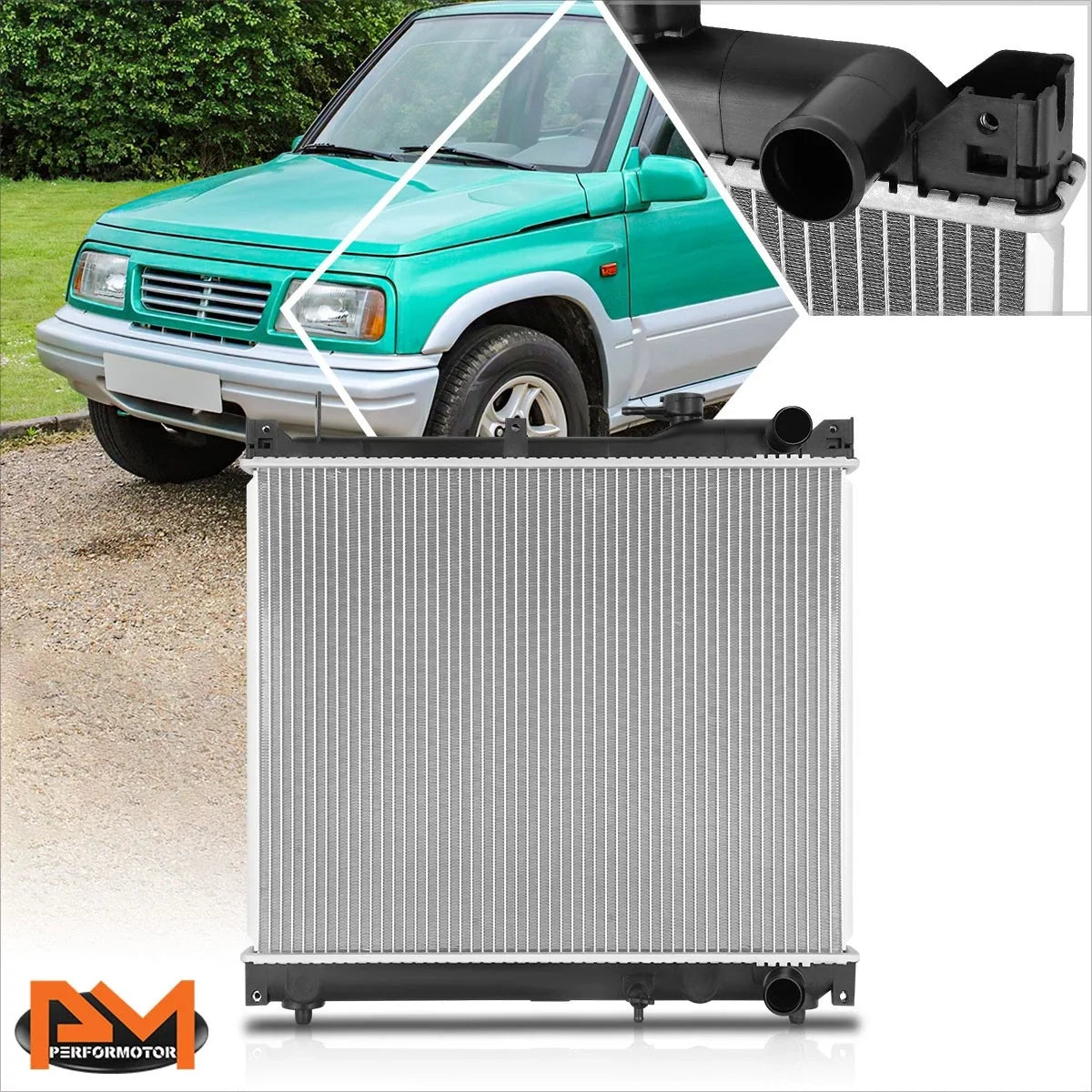 Aluminum Core Cooling Radiator for Suzuki Vitara 1999–2002 DPI-13028