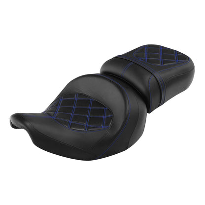 Black Driver Passenger Seat for Indian Springfield Chieftain (2014–2024)