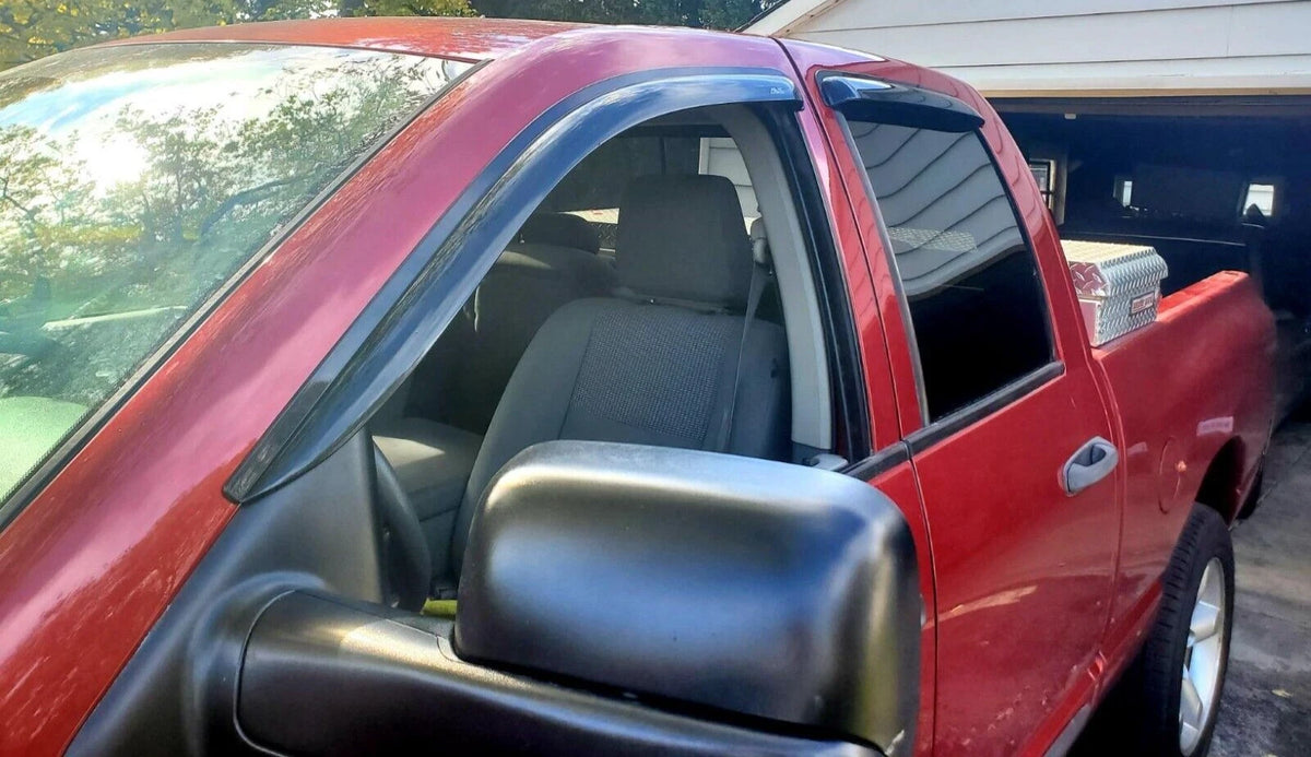 Set of 4 AVS Outside Mount Rain Guards for Dodge Ram 1500 2500 (2003–2008) 94623