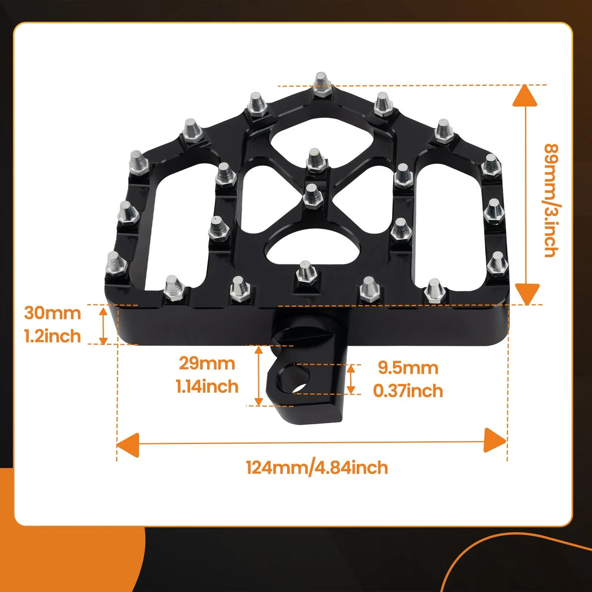 360° Rotating Foot Pegs for Harley-Davidson Road King & Street Glide (1994–2023)