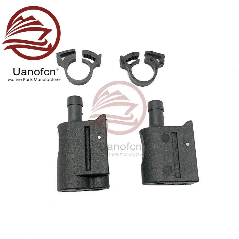 Fuel Line Hose Connectors Clips for Mercury Mariner Yamaha Outboards (5/16)