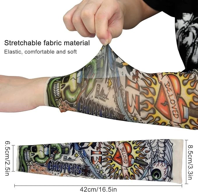 18 Count Tattoo Arm Sleeves for Multiple Uses (Pack of 1)