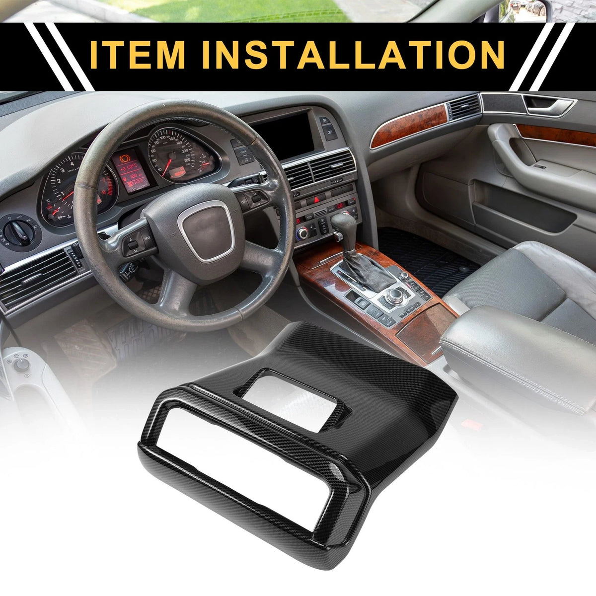 1 Pcs Rear A/C Outlet Vent Trim for Ford F-150 (2021–2024)