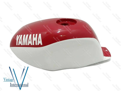 Fuel Tank + Cap for Yamaha YSR50 YSR80 (1989) - White & Red Painted