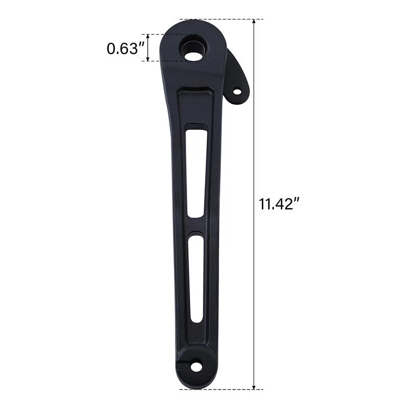 Matte Black Shifter Brake Pedal Lever Pegs for Harley Softail Fat Boy (2018–2024)