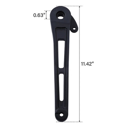 Matte Black Shifter Brake Pedal Lever Pegs for Harley Softail Fat Boy (2018–2024)
