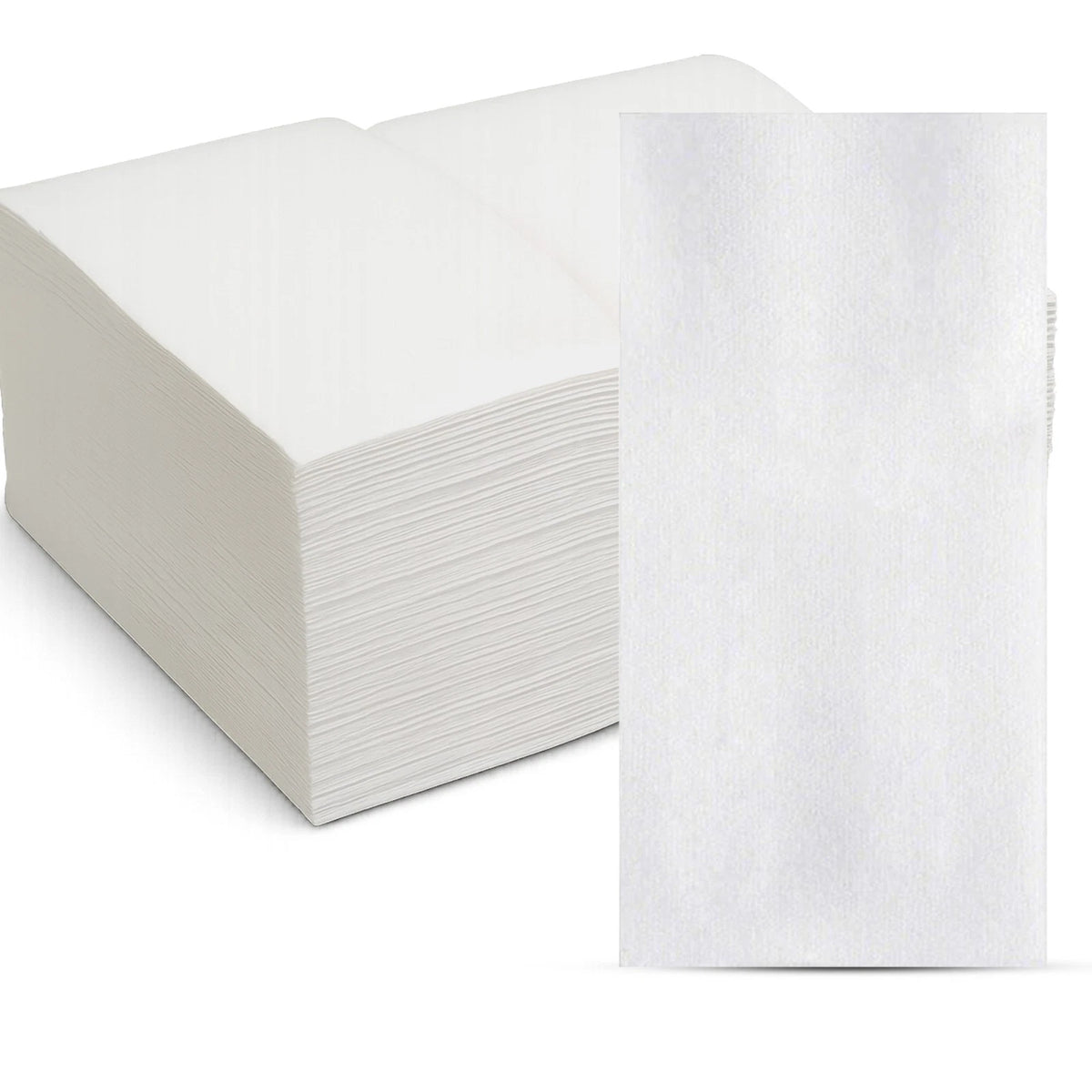 Pack of 100 Disposable Airlaid Dinner Napkins 12"x17"