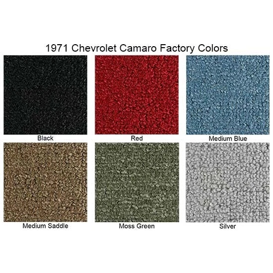 Tail Loop Carpet for Chevy Camaro (1970–1973) 15130-70-34, Orange