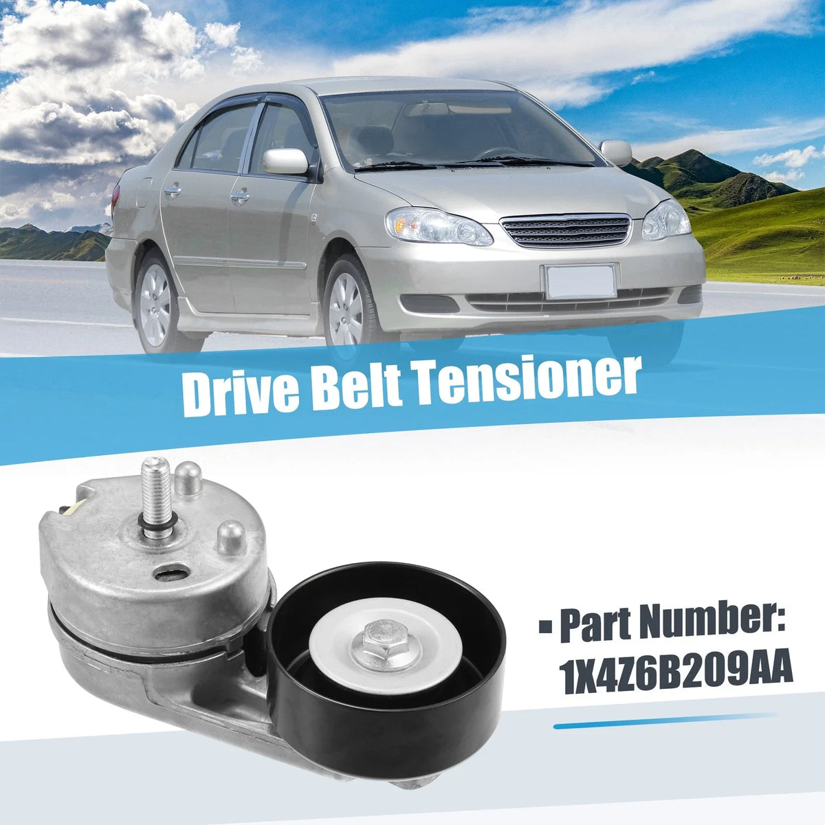 Belt Tensioner Pulley Assembly No. 1X4Z6B209AA for Ford Escape (2005–2008)