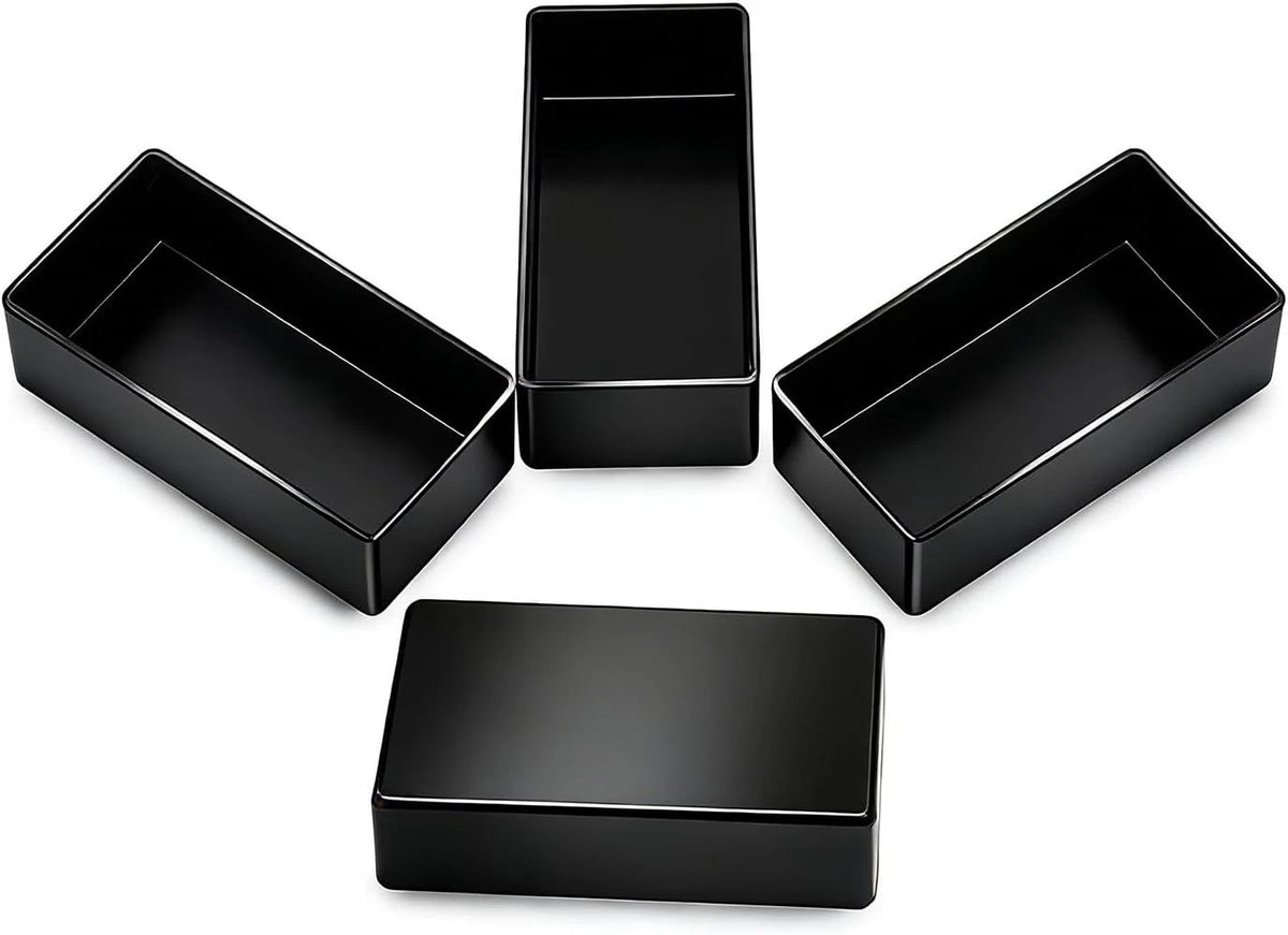 Set of 4 Rubber Post Caps for 2x4 Wood Posts (1.5"x3.5")