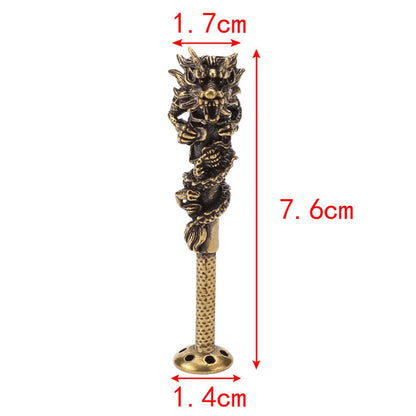 Smoking Pipe Tamper Tool for Carving Dragon Design (USA)