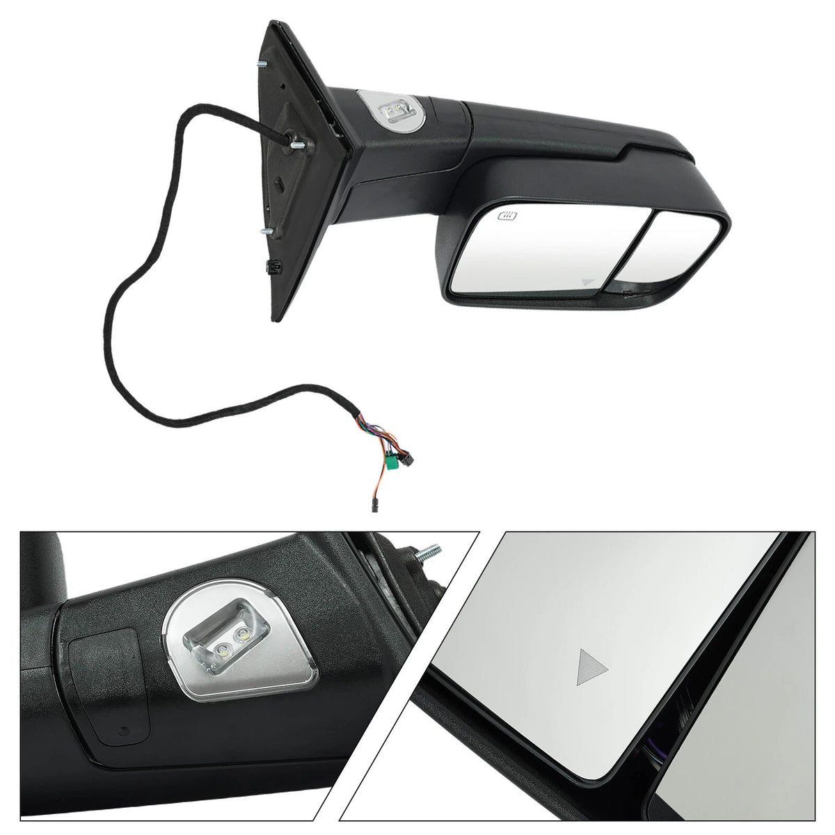 LH Left Towing Mirror for Ram 2500 3500 (2019–2021)