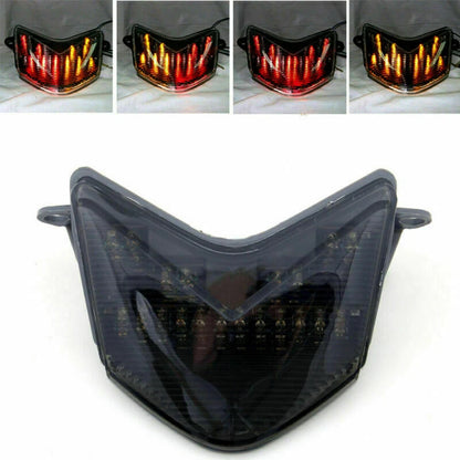 LED Tail Light with Integrated Turn Signal for Kawasaki Ninja ZX6R/ZX10R (TL-353-Smoke)