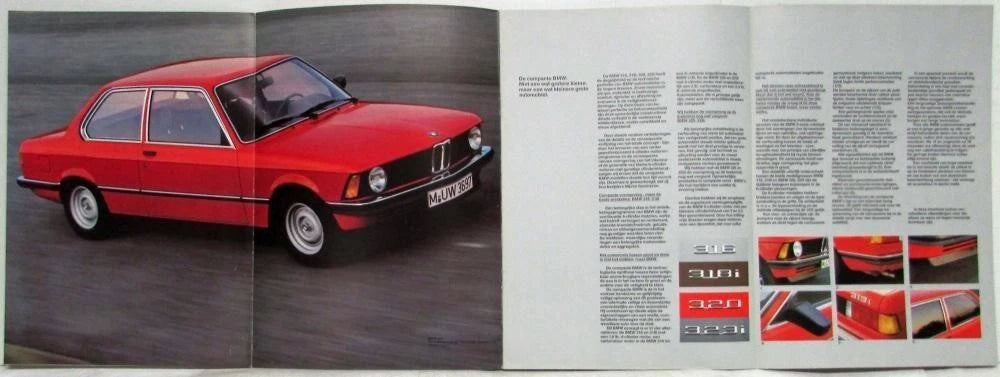 Sales Brochure for BMW 316 318i 320 323i (1980)