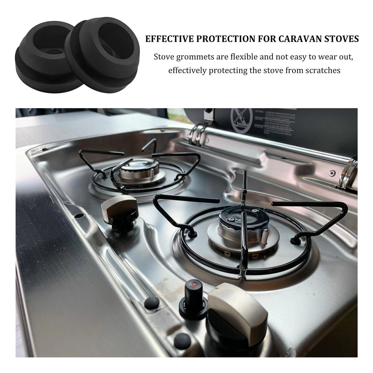 8X RV Stove Top Grommets for RV