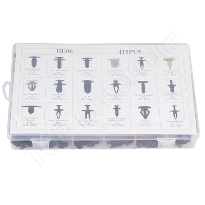 Set of 456 Car Retainer Clips Plastic Fasteners