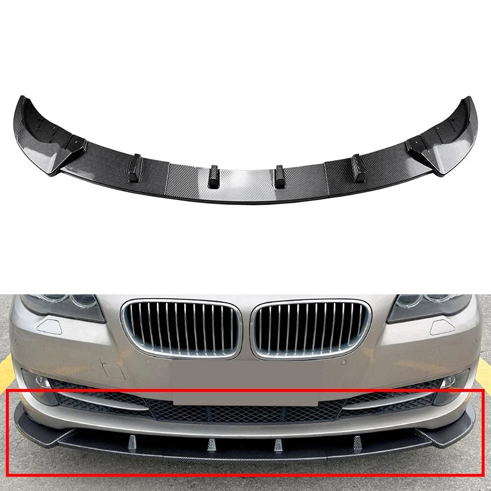 Front Bumper Spoiler Lip for BMW 5 Series F10 (2011–2014)