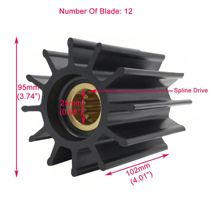 Water Pump Impeller for Caterpillar (2820683, 2845561, 123-0492, 109-5324, 109-5327)