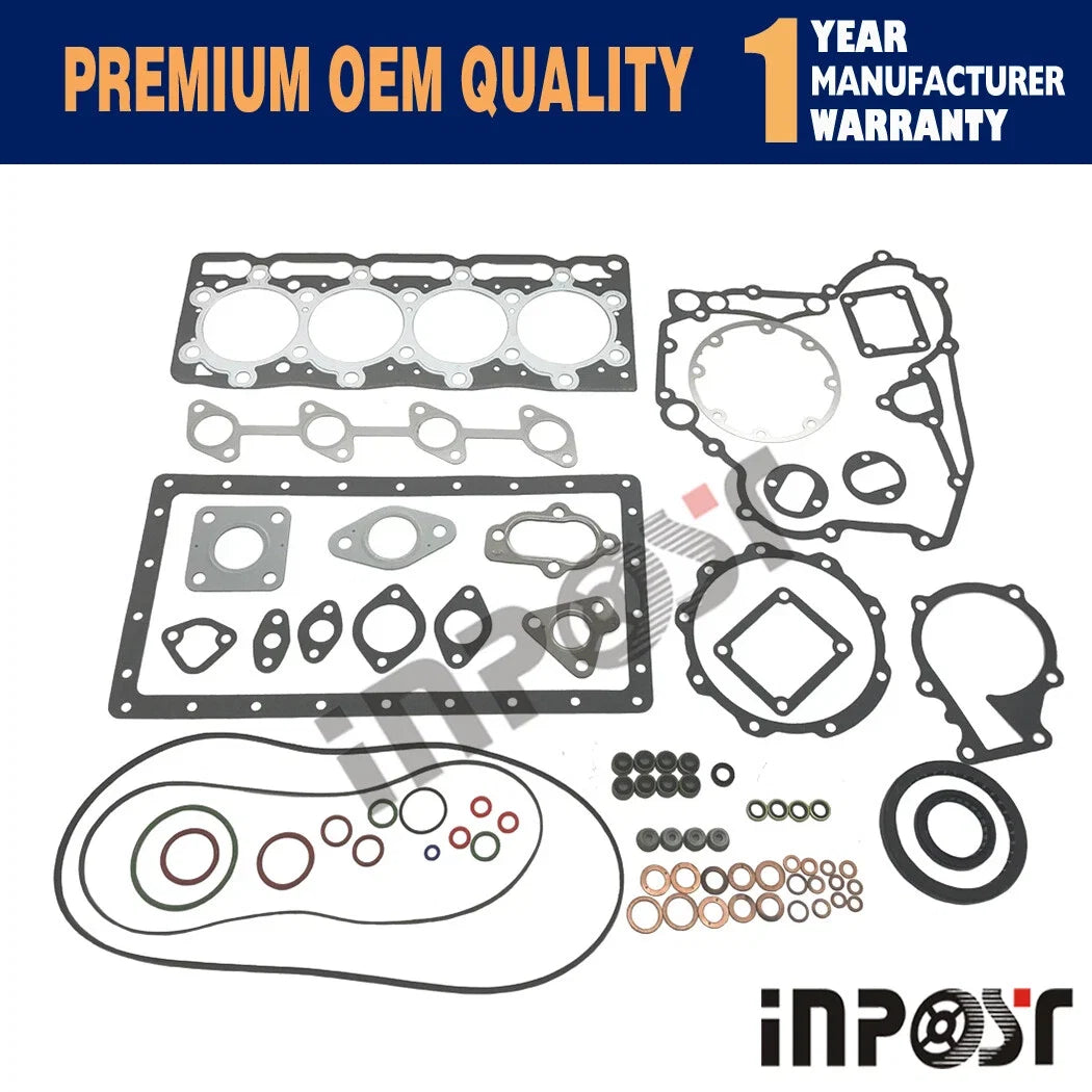 Rebuild Full Gasket Set for Kubota V1305