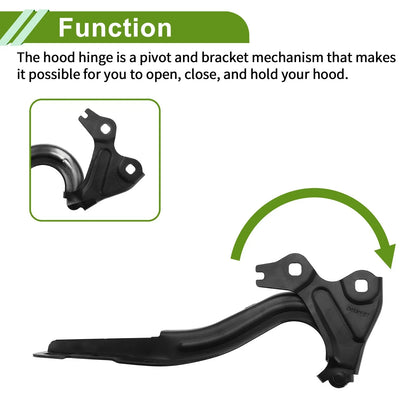 Hood Hinges for Chevrolet Cruze (2016–2019) No. 84304689, 1 Pair
