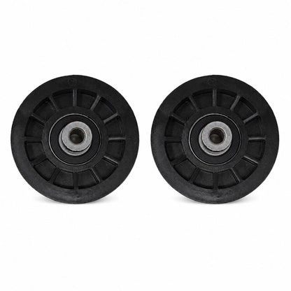 2X Flat Idler Pulleys for Husqvarna (Replaces 532194327)