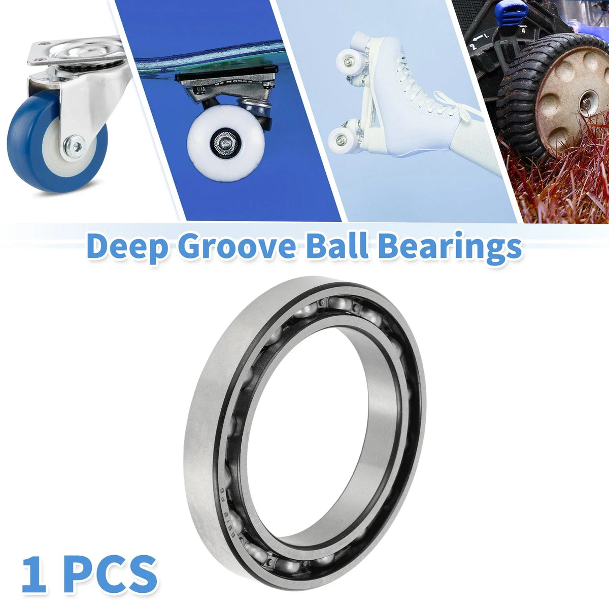 Deep Groove Ball Bearing 60x85x13mm for Scooter Skateboard (1 Pc)