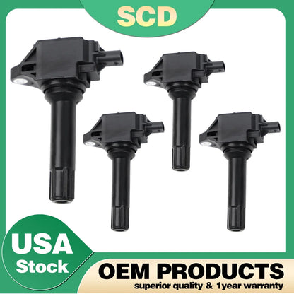 4X OEM Ignition Coils for Scion FR-S, Subaru BRZ, Forester, Legacy, Impreza (2013–2020)