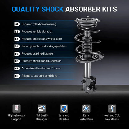 Front Struts with Coil Springs for Nissan Maxima (2009–2014)