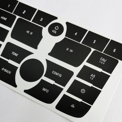 Car Radio Button Repair Decal Sticker Set for Buick Verano Encore (2012-2017)