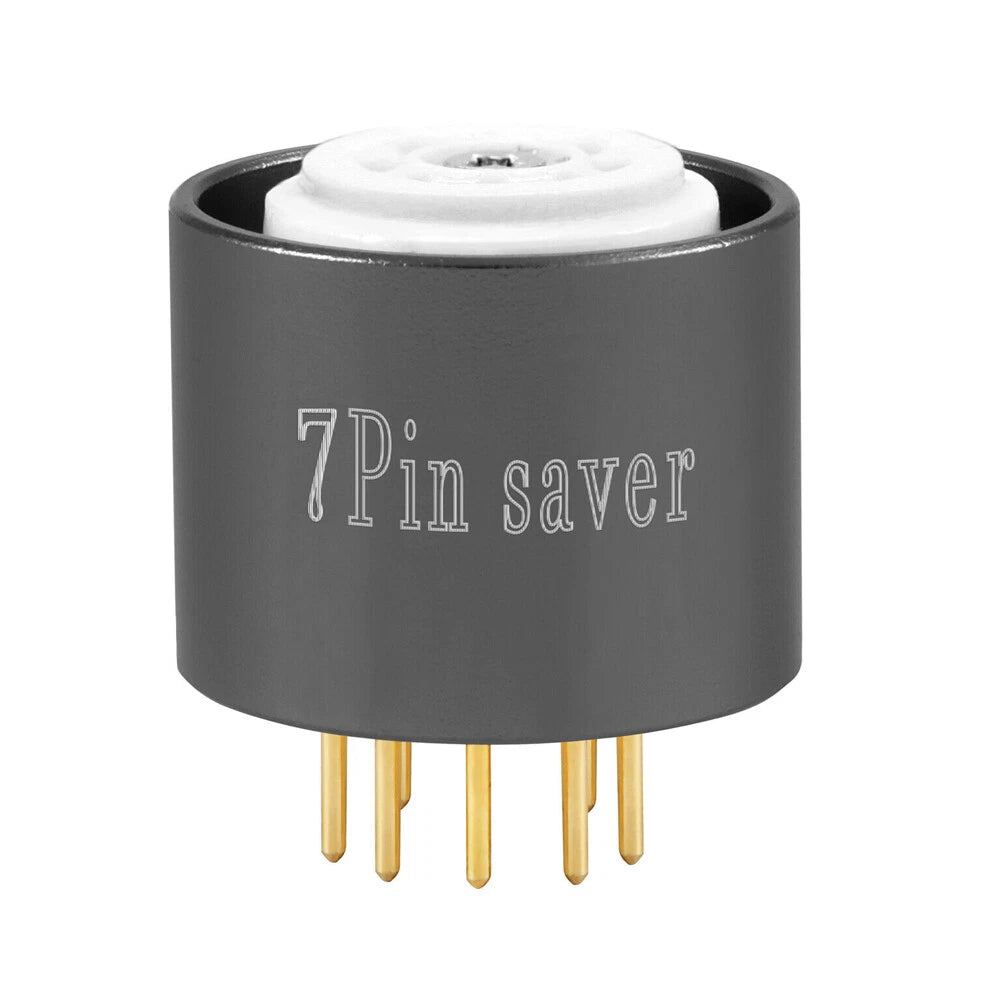 2Pcs 7Pin Socket Saver for ECC91 Tube