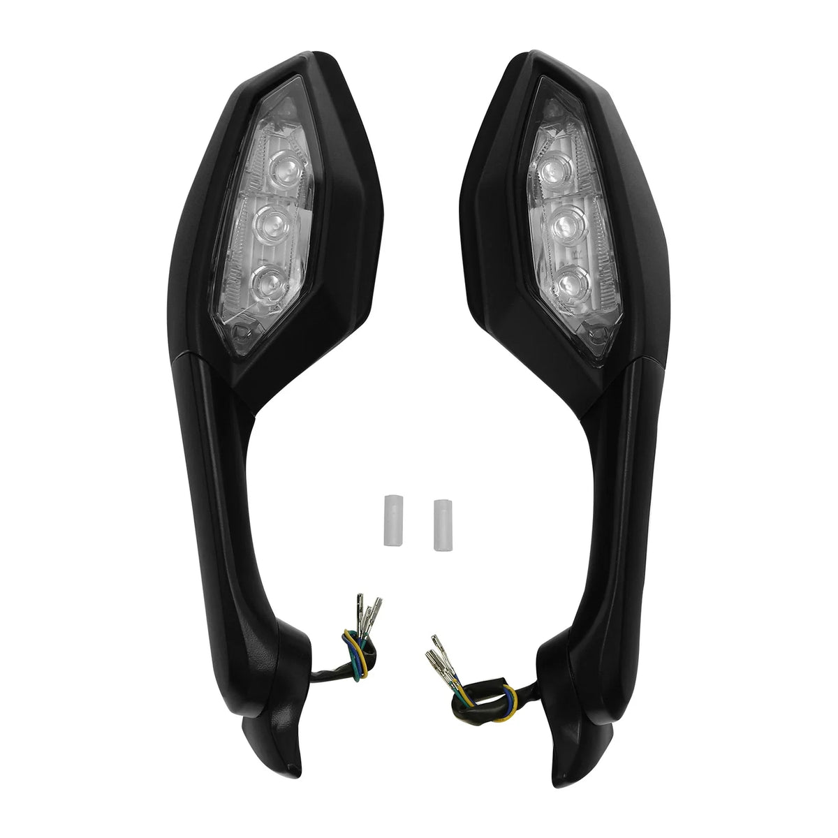LED Turn Signal Rear View Mirrors for Yamaha YZF-R1 (2015–2024), YZF-R6 (2017–2022)