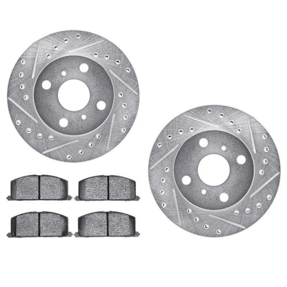 Rotor Set for Toyota Corolla (1990–1992) ALX-PAU-DF-7512-76106-CLA1
