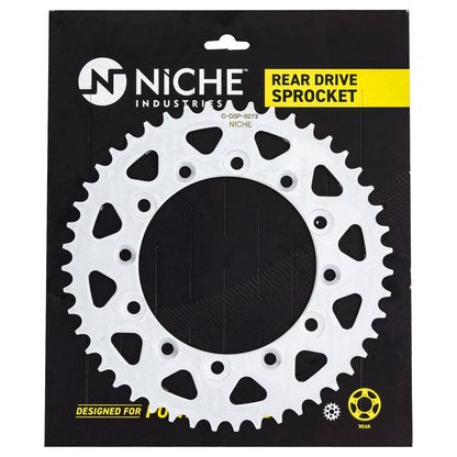 Sprocket Kit 13T Front 47T Rear for Honda XR200R (MK1003114, 41201-KT0-910)