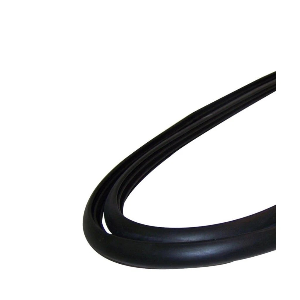 Windshield Glass Weatherstrip for Jeep Wrangler (1990–1995) SPIN-CAS55019988 Rubber Black