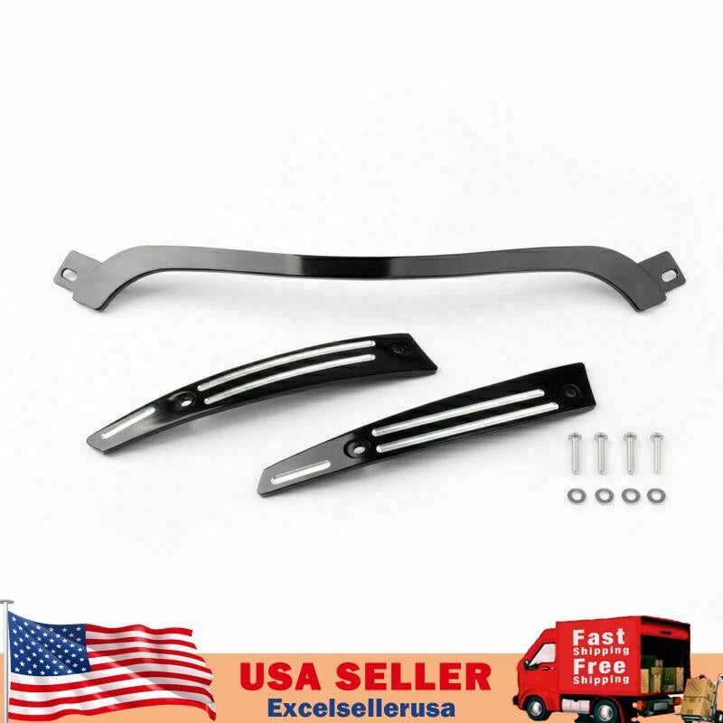 CNC Cut Billet Windshield Trim for FLTRX FLTR Road Glide (2014–2017) WIN-053-Black