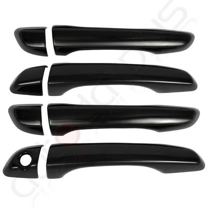 Set of 4 Door Handle Covers for Hyundai Elantra (2017–2020) Glossy Black