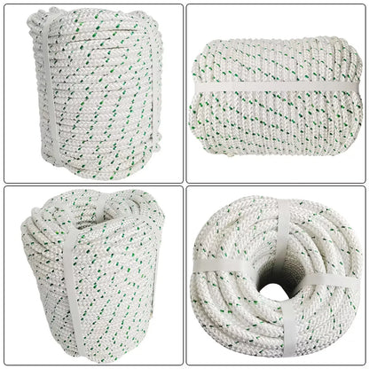 3/8" Double Braid Polyester Bull Rope for Various Applications (200')