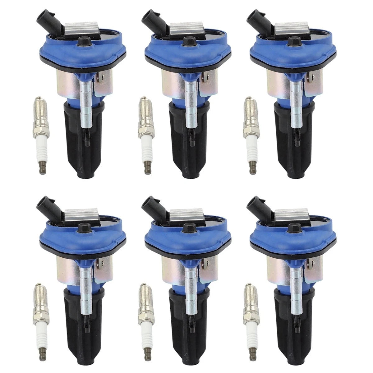 Ignition Coil and Spark Plug Kit for Chevy Olds Isuzu Ascender (2005–2008) - 18085071, UF303T, 12568062, 71760623, 8125690620