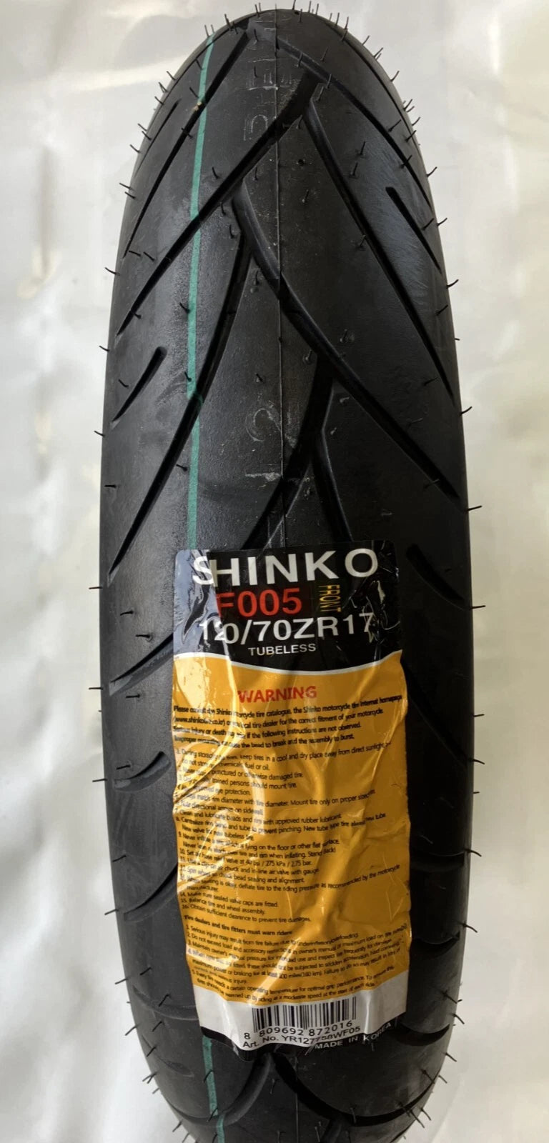 Shinko 120/70ZR17 Sport Motorcycle Tire for (87-4010)