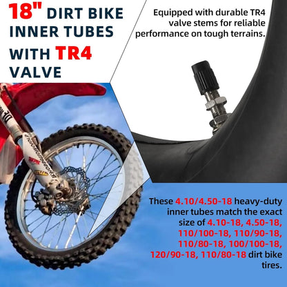4.10/4.50-18" Dirt Bike Inner Tube for (Heavy Duty)
