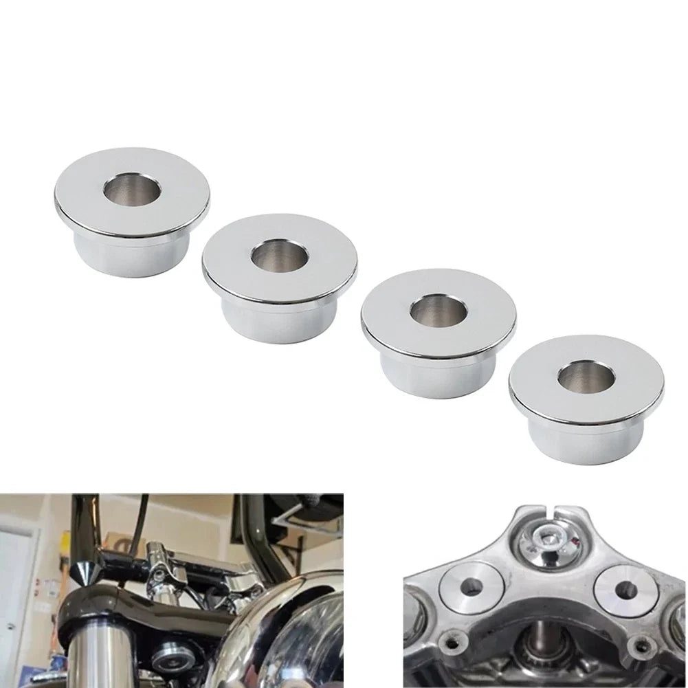 Handlebar Riser Bushings for Harley Softail Dyna Sportster 883 1200 (1986–2023)