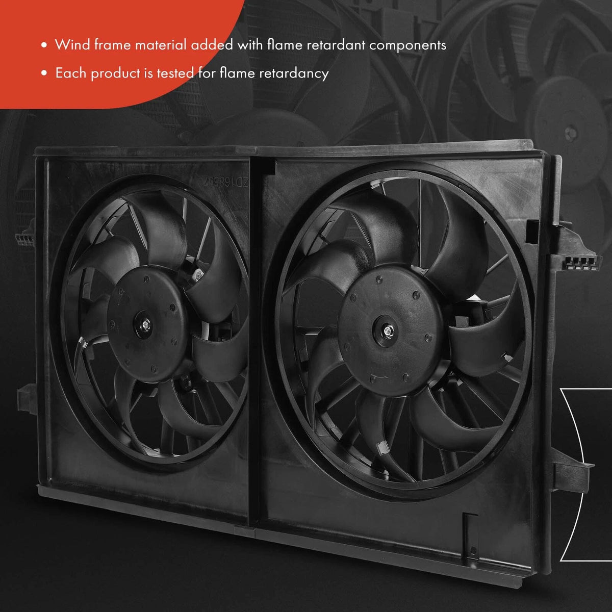 Radiator & Dual Cooling Fan Assembly for Chevy Malibu (2006–2010) FA50291C, GM3115208, FA70518